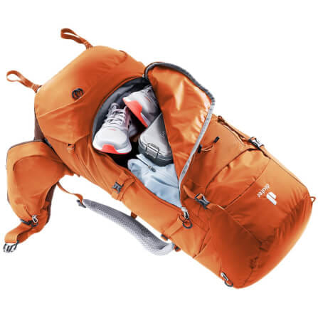 กระเป๋าเป้เดินป่า Deuter Aircontact Core 55+10 SL -Chesnut-umbra_3